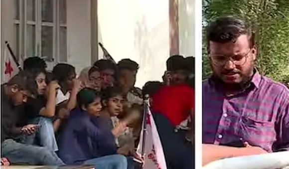 കാലിക്കറ്റ് സര്‍വ്വകലാശാല സെനറ്റ് യോഗത്തിനെത്തിയ അംഗങ്ങളെ തടഞ്ഞ് എസ്എഫ്‌ഐ; സംഘര്‍ഷാവസ്ഥ