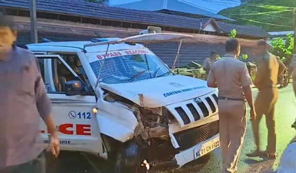 തിരുവനന്തപുരത്ത് നിയന്ത്രണം വിട്ട കണ്‍ട്രോള്‍ റൂം വാഹനം പോസ്റ്റില്‍ ഇടിച്ചു; പൊലീസുകാരന്‍ മരിച്ചു