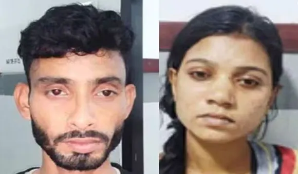 ഭര്‍ത്താവിനെ സാരിമുറുക്കി കൊലപ്പെടുത്തി; ഭാര്യയുടെ കാമുകനും പിടിയില്‍