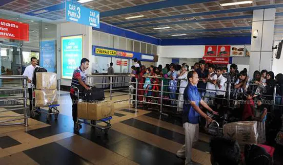  ക​രി​പ്പൂ​ർ വി​മാ​ന​ത്താ​വ​ള​ത്തി​ൽ യാ​ത്ര​ക്കാ​രു​ടെ എ​ണ്ണ​ത്തി​ൽ വ​ർ​ധ​ന