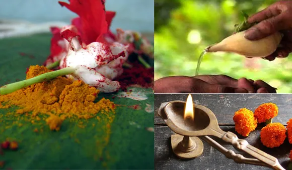 പ്രസാദം സ്വീകരിക്കുമ്പോള്‍......