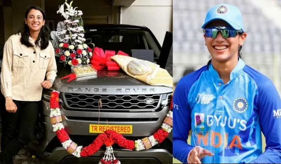 റേഞ്ച് റോവർ എസ്‍.യു.വി. സ്വന്തമാക്കി സ്മൃതി മന്താന