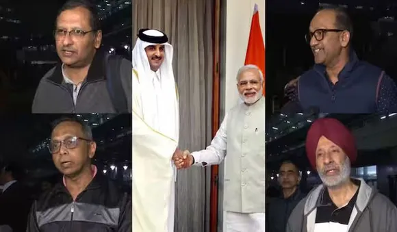ഖത്തറിൽ വധശിക്ഷയ്ക്ക് വിധിക്കപ്പെട്ട ഇന്ത്യൻ നാവികരെ വെറുതെവിട്ടു; 'ഇത് നയതന്ത്ര വിജയം', പ്രധാനമന്ത്രിക്ക് നന്ദി പറഞ്ഞ് ‌നാവികർ
