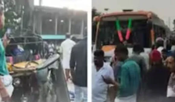 മഞ്ചേരിയില്‍ ബസ്സും ഓട്ടോയും കൂട്ടിയിടിച്ചു; ഒരു കുടുംബത്തിലെ അഞ്ചു പേര്‍ മരിച്ചു