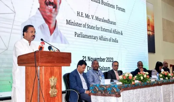 ഇന്ത്യ-ടാന്‍സാനിയ ബിസിനസ് റൗണ്ട് ടേബിള്‍; കേന്ദ്രമന്ത്രി വി. മുരളീധരന്‍ ഉദ്ഘാടനം ചെയ്തു
