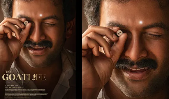 നജീബിന്റെ പുതിയ മുഖം, ആടുജീവിതം മൂന്നാം പോസ്റ്റര്‍, പുറത്തുവിട്ടത് ദുല്‍ഖര്‍