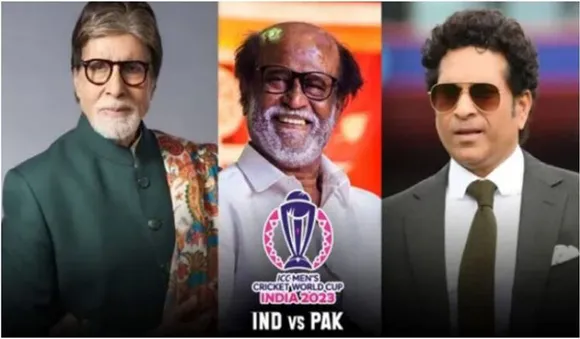 ഇന്ത്യ പാക്ക് മത്സരവേദിയിൽ അമിതാഭ് ബച്ചനും രജനികാന്തും സച്ചിൻ തെണ്ടുൽക്കറും  എത്തും 