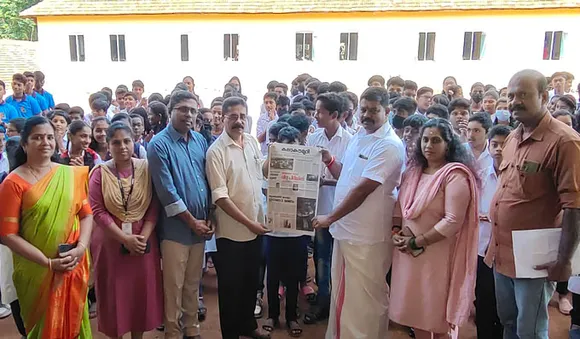 ഉഴമലയ്ക്കല്‍ എസ്എന്‍ എച്ച്എസ്എസില്‍ കലാകൗമുദി അക്ഷരജാലകം തുറന്നു