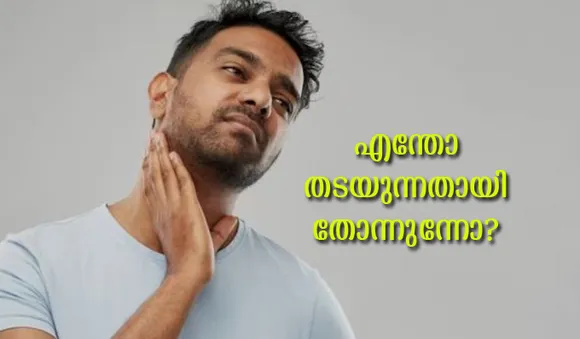 തൊണ്ടയില്‍ എന്തോ തടയുന്നതായി തോന്നുന്നോ?