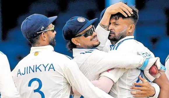 ഇന്ത്യന്‍ ബോളര്‍മാരെ വെള്ളം കുടിപ്പിച്ച് പിച്ചും വിന്‍ഡീസും! ബ്രാത് വെയ്റ്റിന് അര്‍ധ സെഞ്ച്വറി
