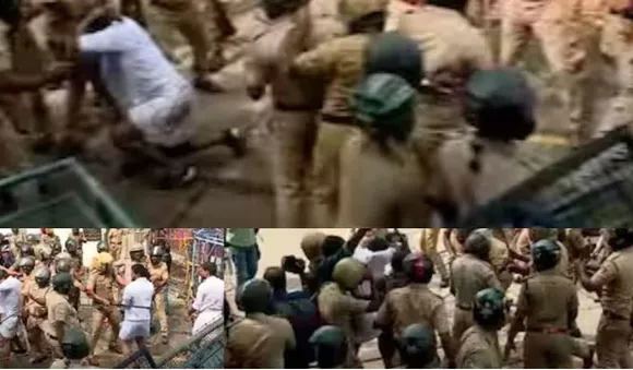കലക്ടറേറ്റ് മാര്‍ച്ചിനിടെ ലാത്തിചാര്‍ജില്‍ യൂത്ത് കോണ്‍ഗ്രസ് പ്രവര്‍ത്തകര്‍ക്ക് ഗുരുതരപരിക്ക്