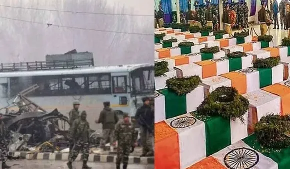 പുൽവാമ ഭാകരാക്രമണം നടന്നിട്ട് അഞ്ച് വർഷം; വീരമൃത്യു വരിച്ച 40 ധീര സൈനികരുടെ ഓര്‍മ പുതുക്കി രാജ്യം