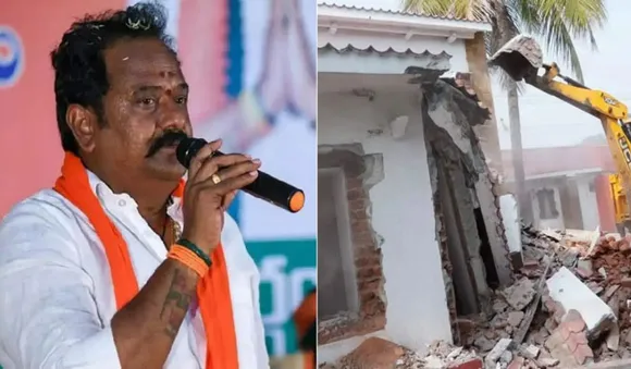 റോഡിന് വീതി കൂട്ടാന്‍ സ്വന്തം വീട് പൊളിച്ച്‌ ബിജെപി എംഎല്‍എ; തീരുമാനം ജനങ്ങളുടെ യാത്രാസൗകര്യം സു​ഗമമാക്കാനെന്ന് രമണ റെഡ്ഡി