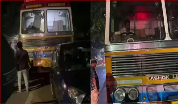 വിദ്യാര്‍ത്ഥിയെ ഇടിച്ച് നിര്‍ത്താതെ പാഞ്ഞ് ലോറി; പിന്തുടര്‍ന്ന് പിടികൂടി പൊലീസ്