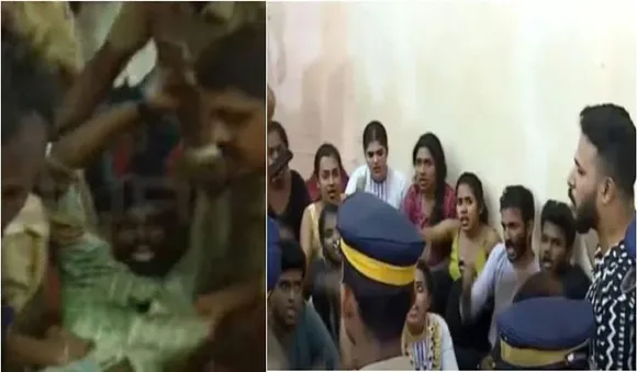 എസ് എഫ് ഐ പ്രവർത്തകർ ആക്രമിക്കുന്നു; കേരള സർവകലാശാല കലോത്സവത്തിൽ കെ എസ് യു പ്രതിഷേധം, അറസ്റ്റ്
