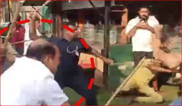 ആലപ്പുഴയില്‍ യൂത്ത് കോണ്‍ഗ്രസ് പ്രവര്‍ത്തകരെ മര്‍ദിച്ചത് മുഖ്യമന്ത്രിയുടെ ഗണ്‍മാന്‍; ദൃശ്യങ്ങള്‍ പുറത്ത്