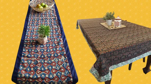 #LocalWaliDiwali Ajrakh Table Linen