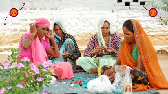Rakhis made by tribal people 