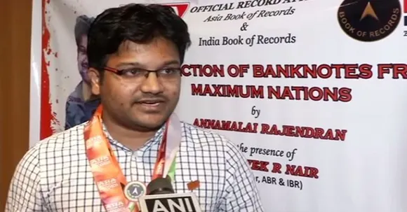Chennai engineer collected maximum currency notes from different countries in 10 years, sets records!