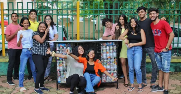 Meet the team 'Urvari', which made an eco shelter for animals in Mumbai with eco-bricks!