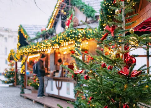 Christmas decorations in Delhi