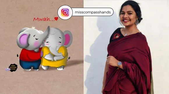 E-Meet Sangeeta Prayaga, aka Miss Compass Hands, from Bengaluru, whose artistic journey began after her accident!