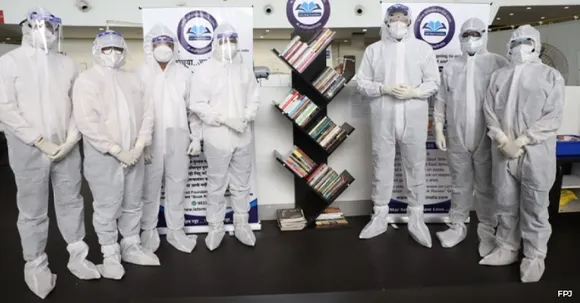 Navi Mumbai civic body opens a library at COVID care center for patients