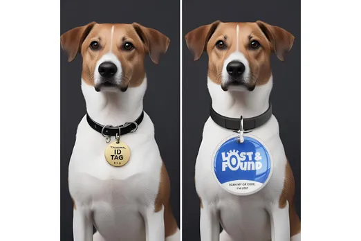 smart dog tag on collar in Australia