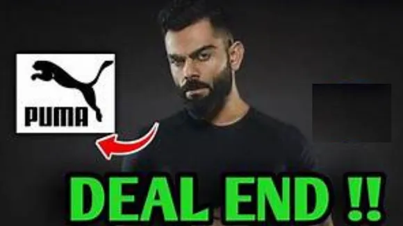 Virat ends tie with Puma