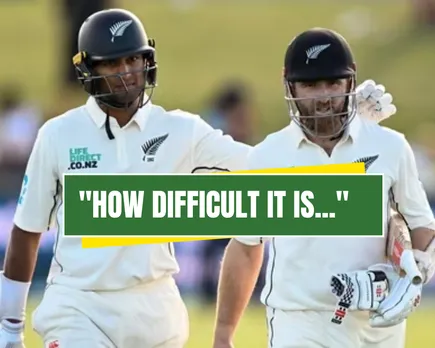 Rachin Ravindra and Kane Williamson 