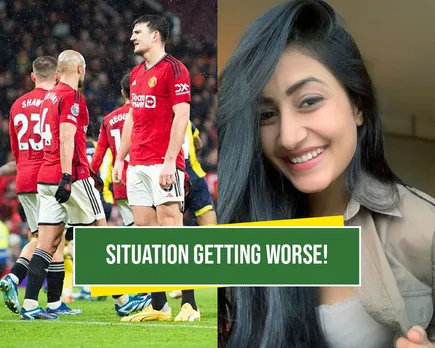 Manchester United players and Dhanashree Verma (Source - Twitter).png