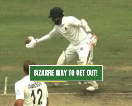 Mushfiqur Rahim dismissed 'handling the ball'