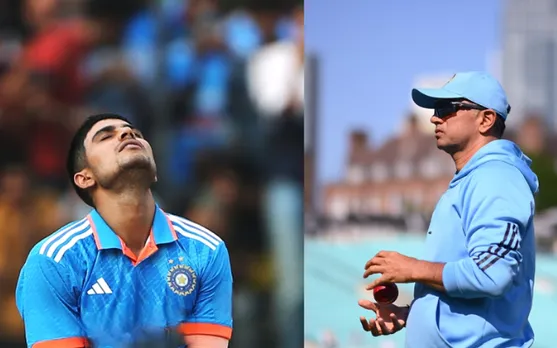Shubman Gill and Rahul Dravid