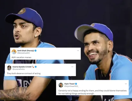 Ishan Kishan & Shreyas Iyer (Source: X)