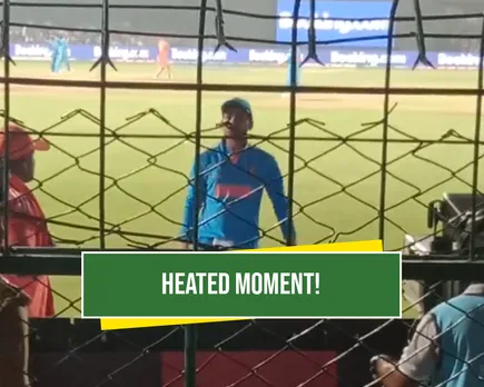 Shreyas Iyer angry on crowd
