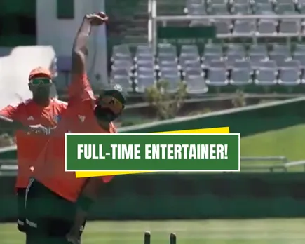 Jasprit Bumrah imitates Ravichandran Ashwin