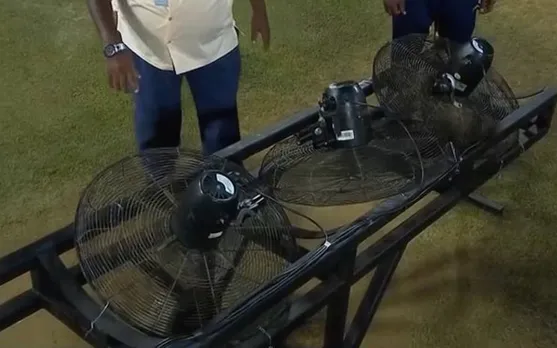 Fans to dry the field, Asia Cup 2023