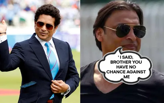 Shoaib Akhtar and Sachin Tendulkar