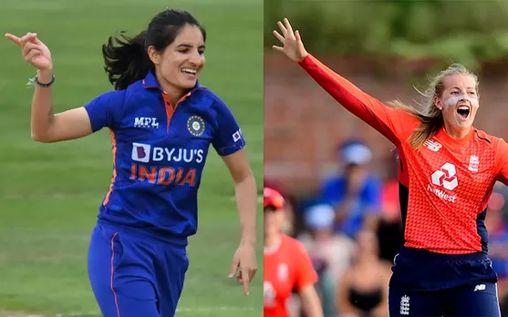 Renuka Singh Thakur and Sophie Ecclestone (Source - Twitter)