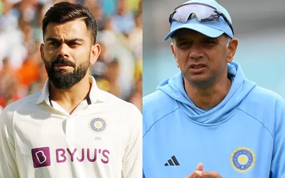 Virat Kohli and Rahul Dravid