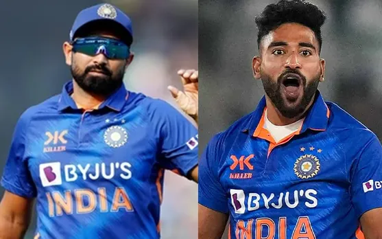 Mohammed Shami and Mohammed Siraj (Source - Twitter)