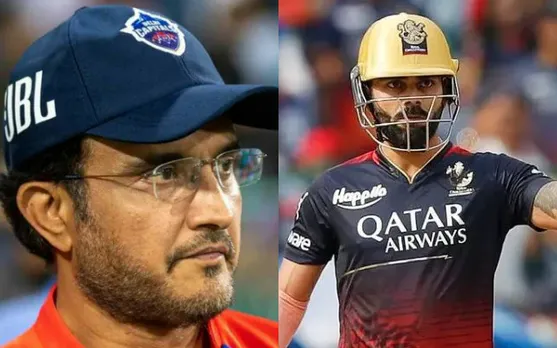 Virat Kohli and Sourav Ganguly
