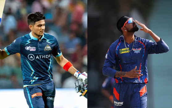 Krunal Pandya celebrating after dismissing Shubman Gill (Source - Twitter)