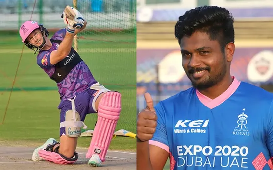 Joe Root and Sanju Samson (Source - Twitter)