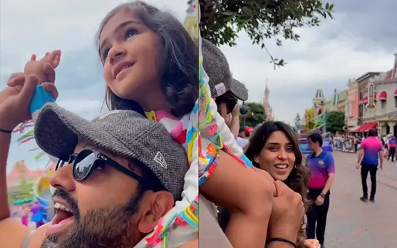 Rohit Sharma with family