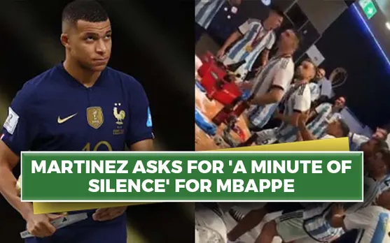 Kylian Mbappe and Emiliano Martinez (Source - Twitter)