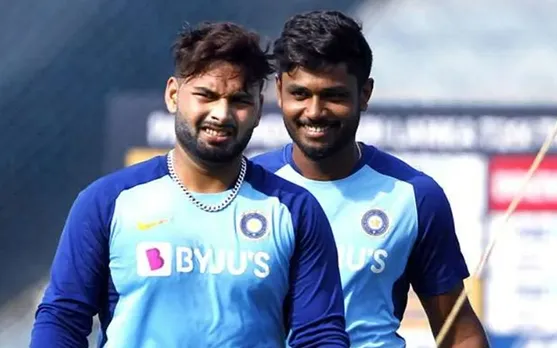 Sanju Samson and Rishabh Pant (Source - Twitter)