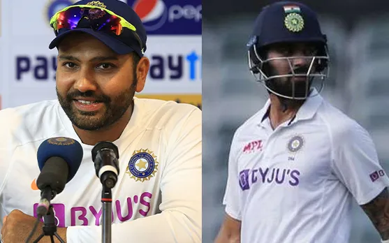 Rohit Sharma and KL Rahul (Source - Twitter)
