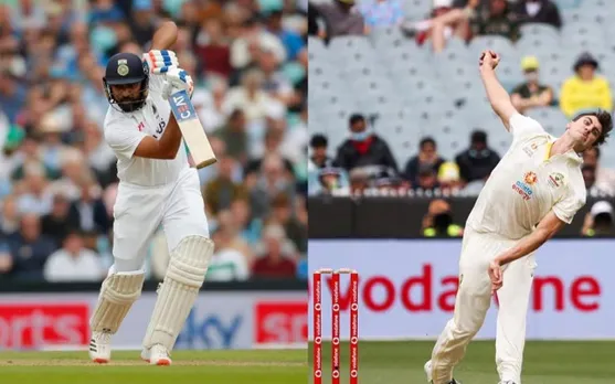 Rohit Sharma and Pat Cummins (Source - Twitter)