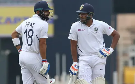 Virat Kohli and Rohit Sharma (Source - Twitter)